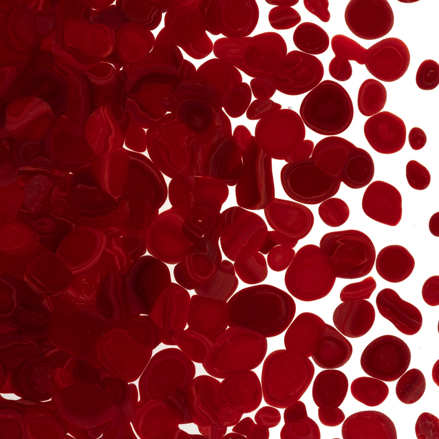 Deep Red Opal Frit (0224), Fusible, 5 oz. jar