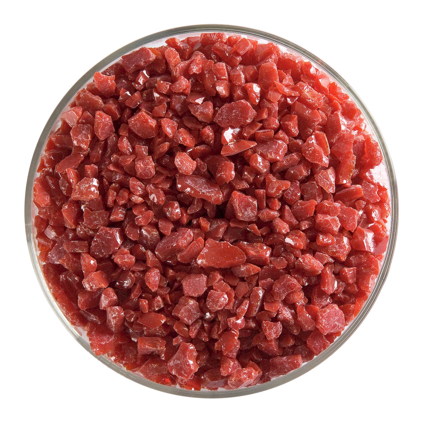 Deep Red Opal Frit (0224), Fusible