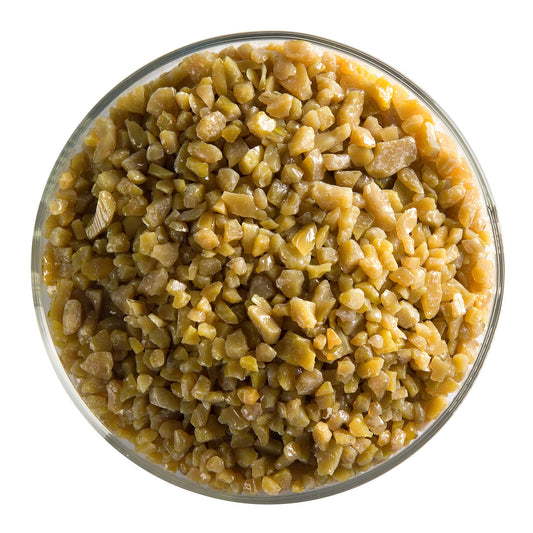 Golden Green Opal (0227), Frit, Fusible, 5 oz. jar