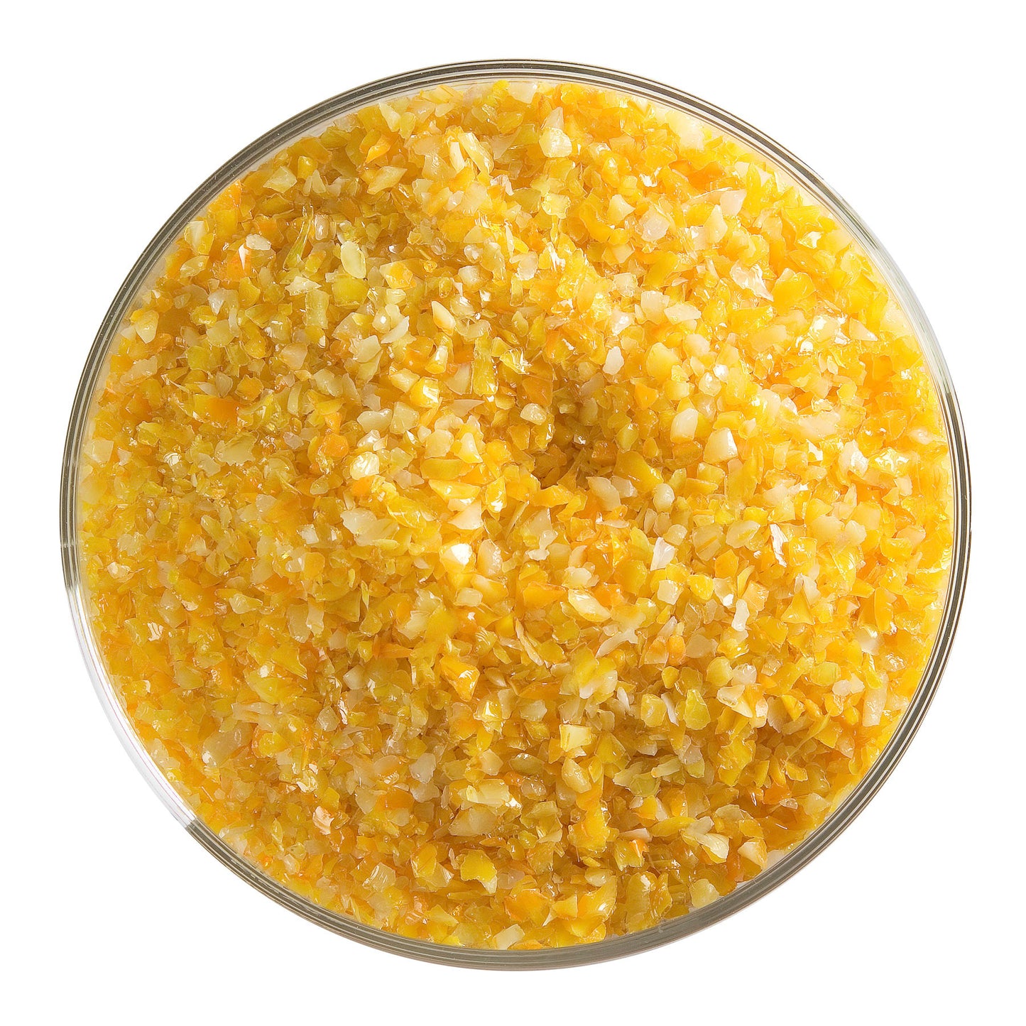 Pumpkin Orange Opal (0321), Frit, Fusible, 5 oz. jar