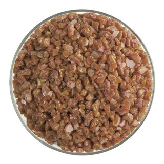 Burnt Orange Opal (0329), Frit, Fusible, 5 oz. jar