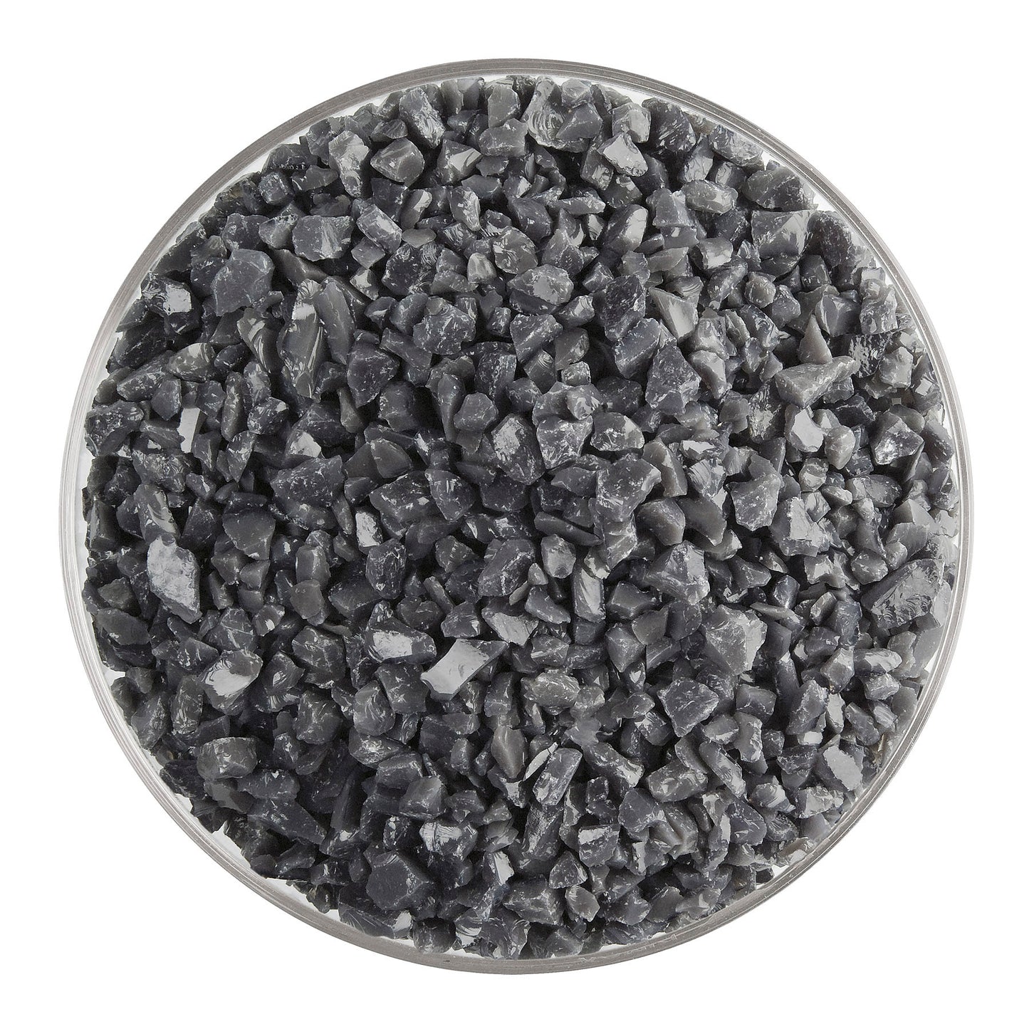 Deep Gray Opal Frit (0336), Fusible