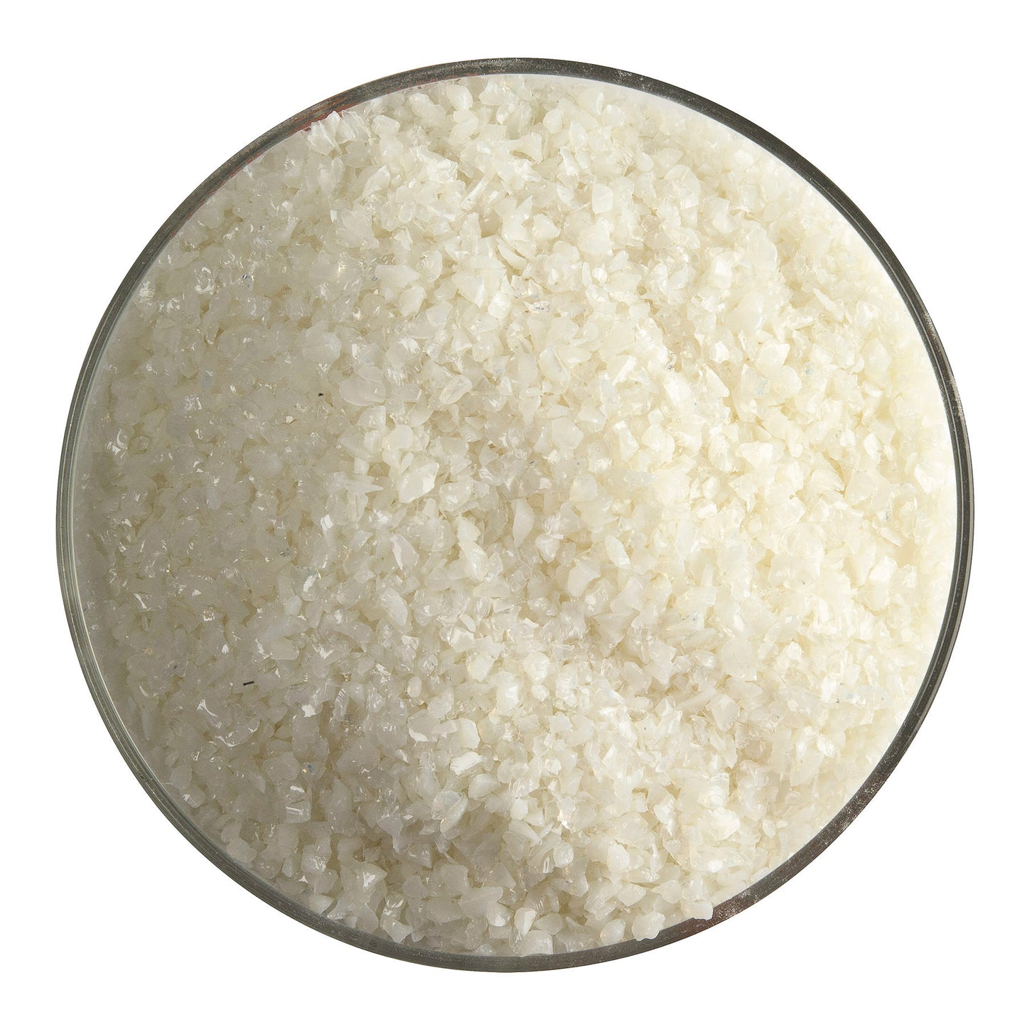 Cream Opal Frit (0420), Fusible, 5 oz. jar