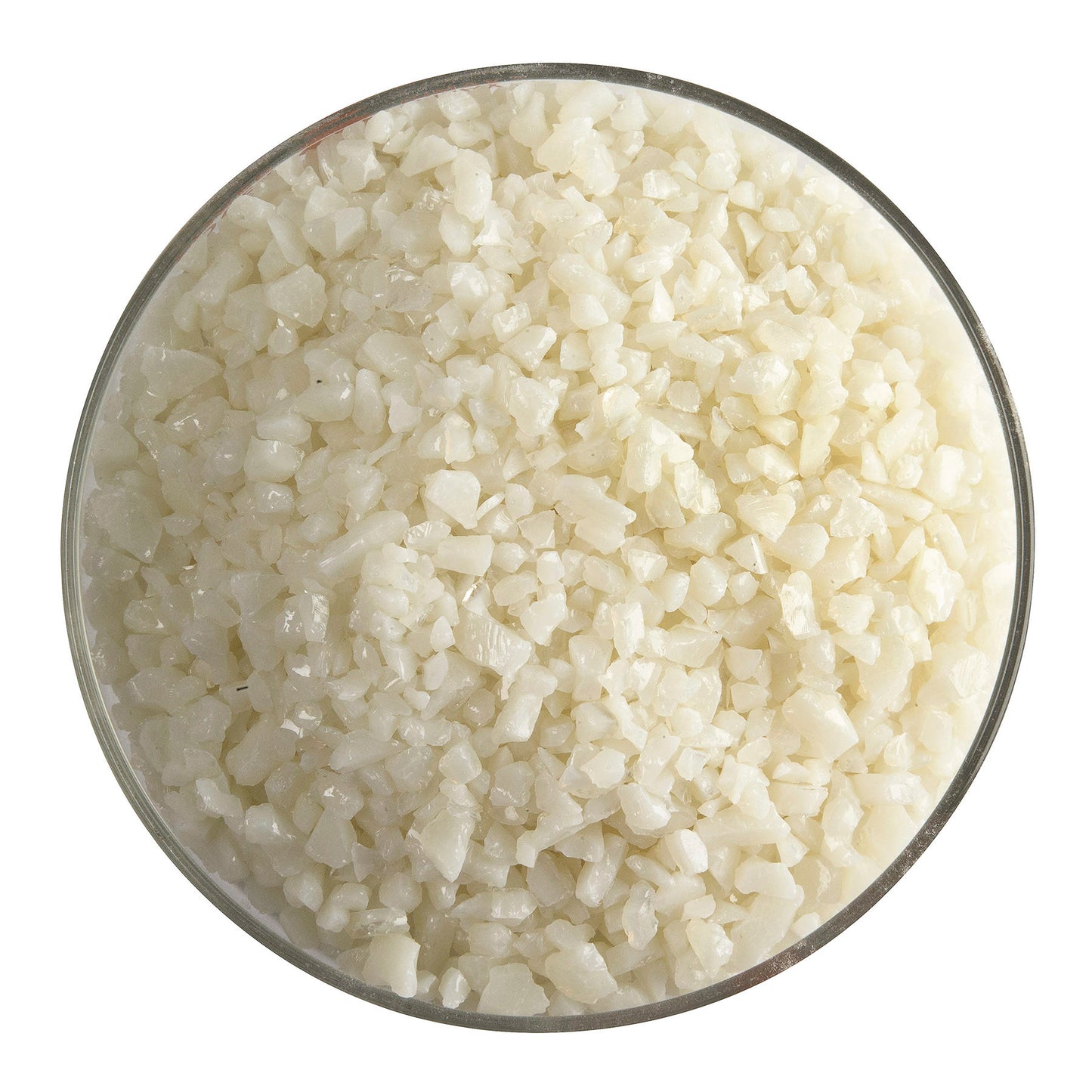 Cream Opal Frit (0420), Fusible, 5 oz. jar