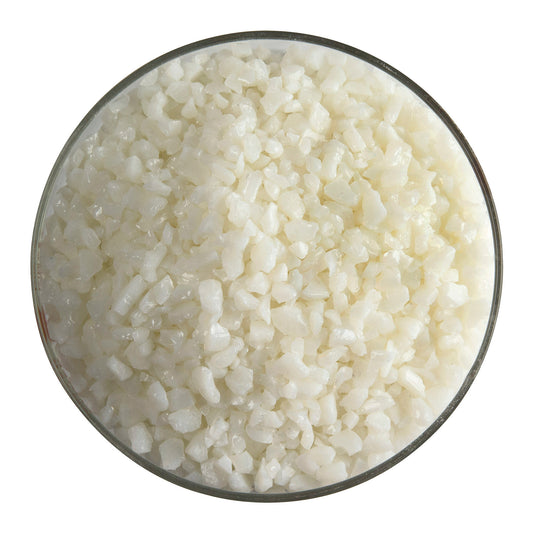 Warm White Opal Frit (0920), Fusible, 5 oz. jar