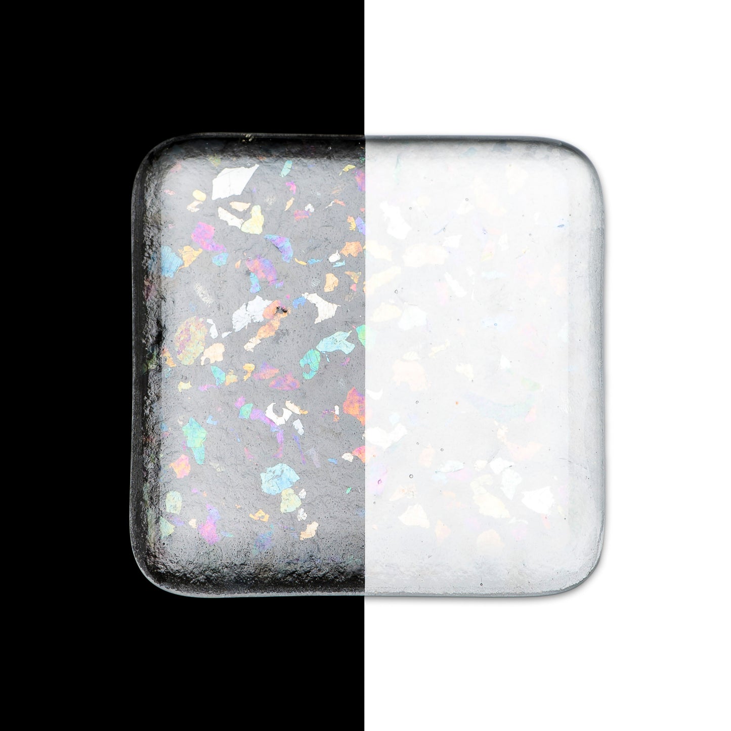 Clear Irid Transparent Frit (1101RN), Fusible, 5 oz. jar
