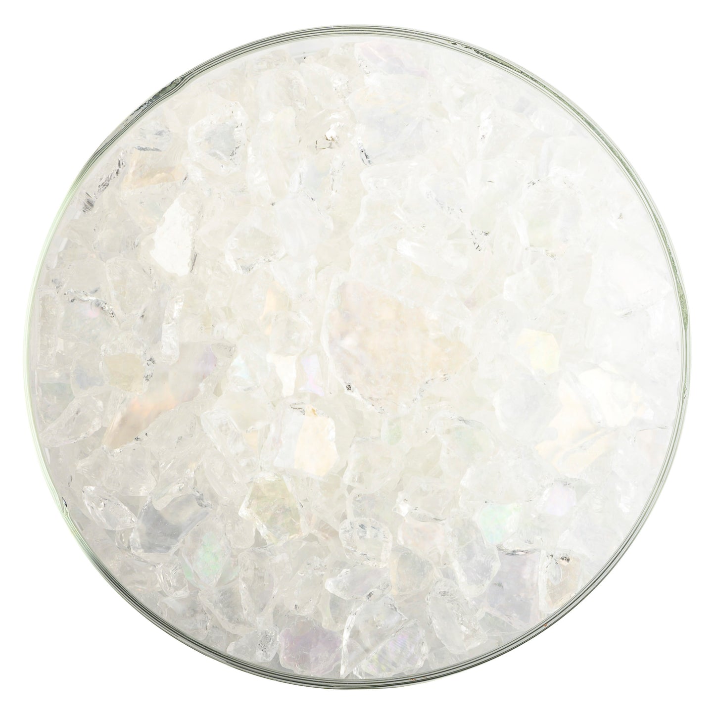 Clear Irid Transparent Frit (1101RN), Fusible, 5 oz. jar