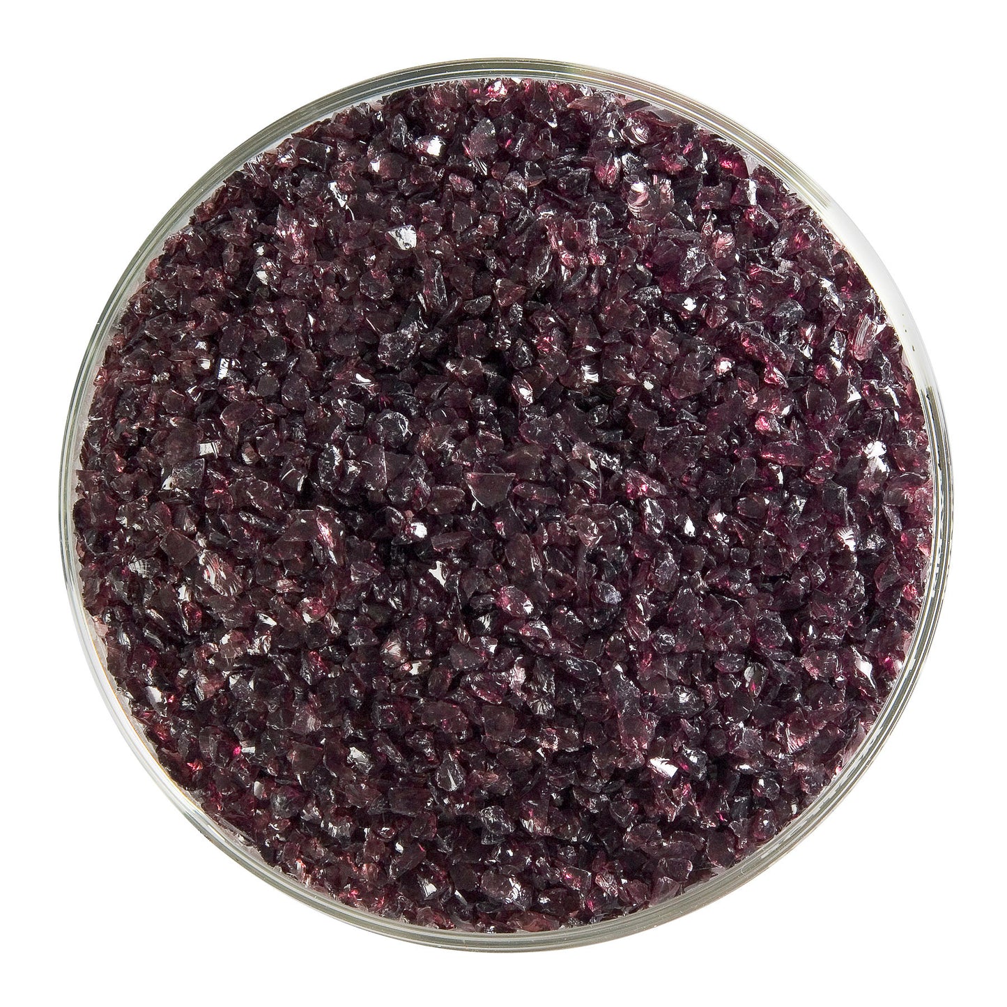 Deep Plum Trans (1105), Frit, Fusible, 5 oz. jar