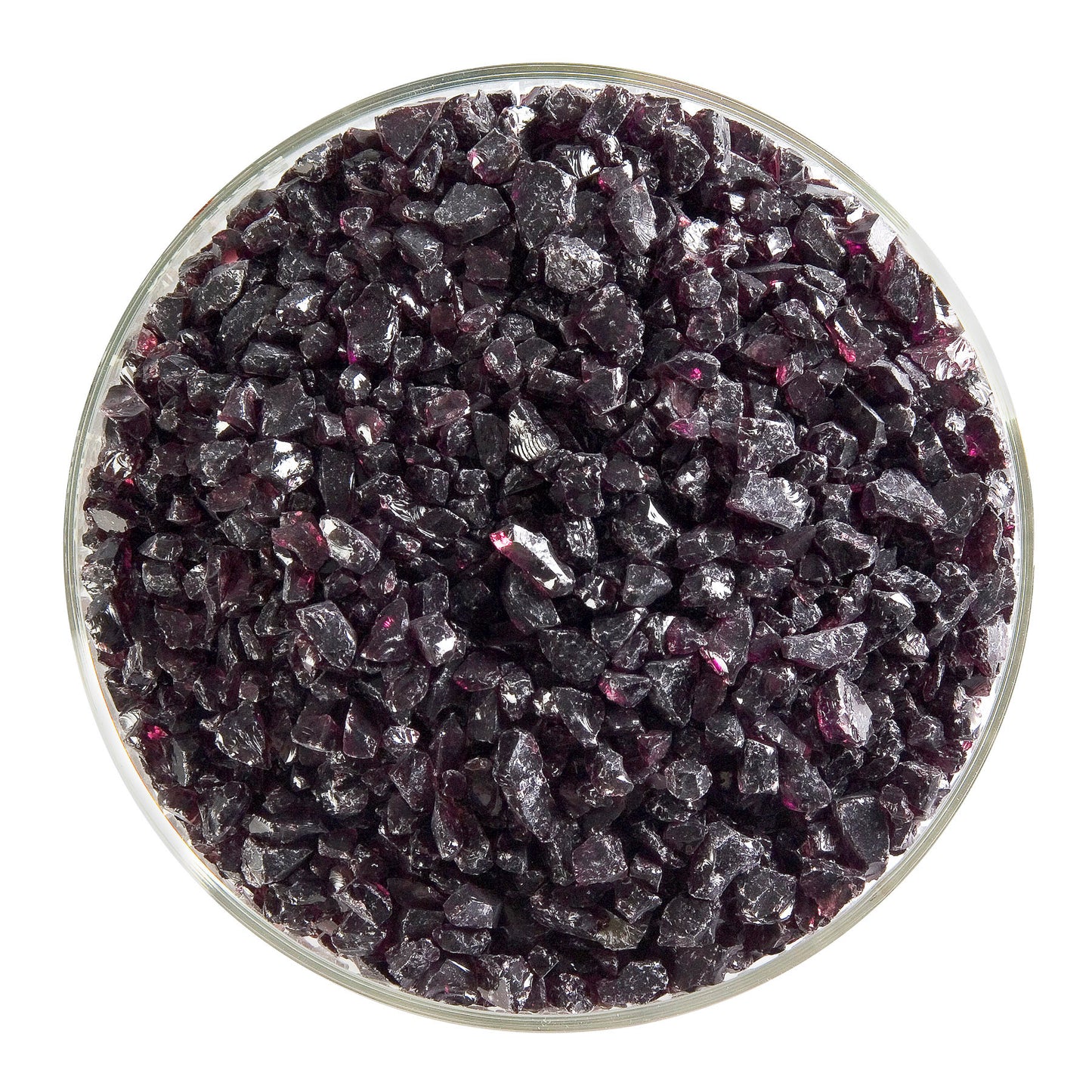 Deep Plum Trans (1105), Frit, Fusible, 5 oz. jar
