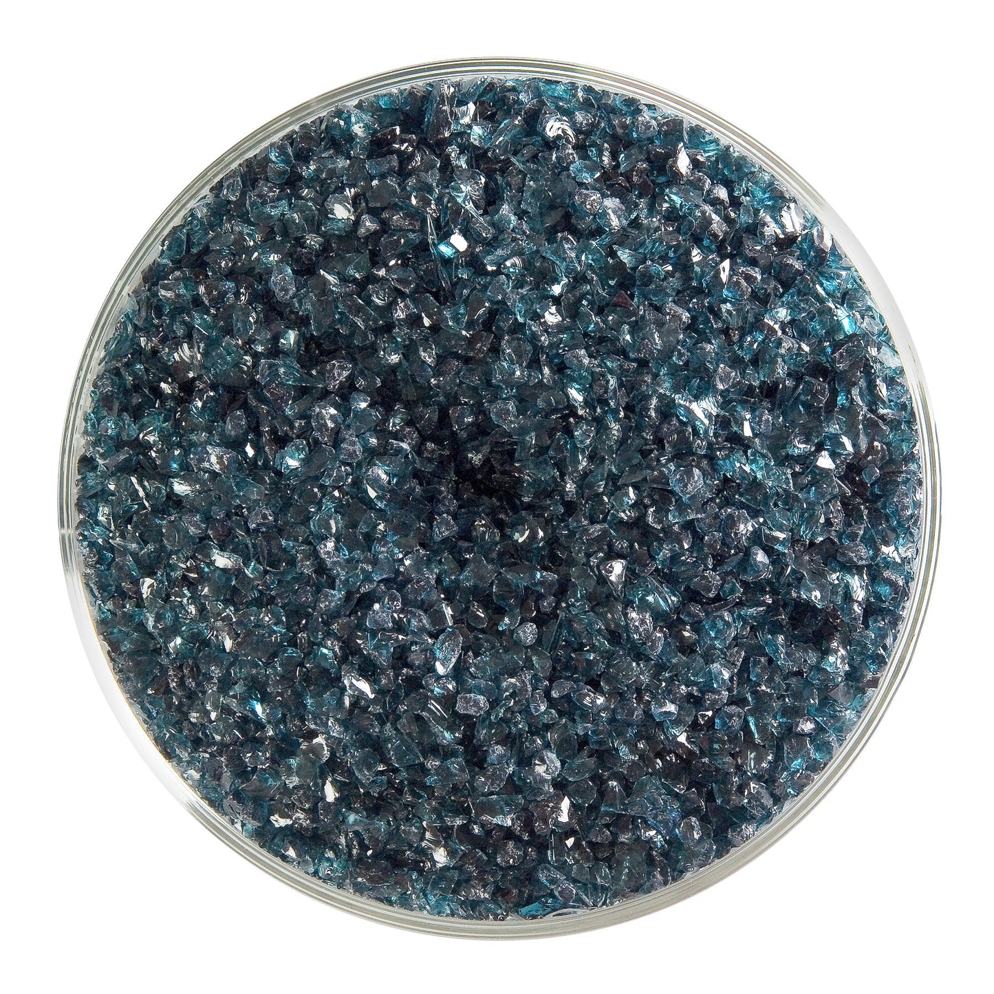 Aquamarine Blue Transparent Frit (1108), Fusible, 5 oz. jar