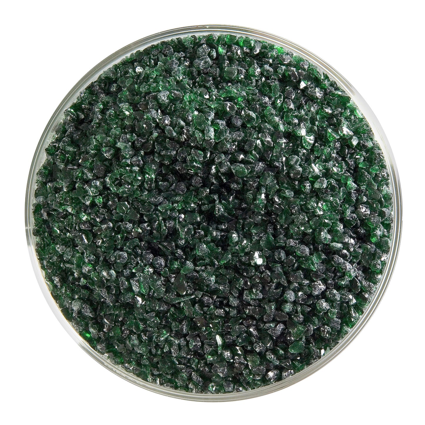 Aventurine Green Transparent Frit (1112), Fusible, 5 oz. jar
