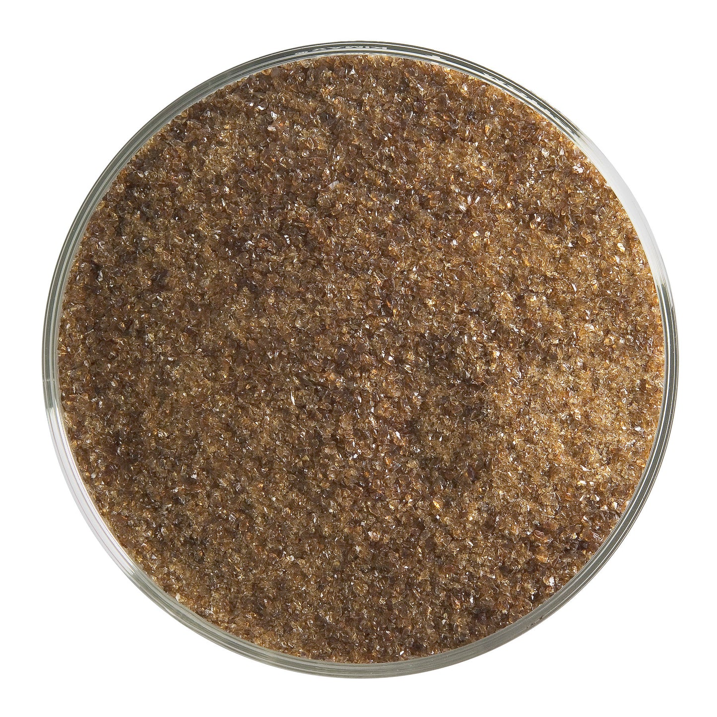 Sienna Transparent Frit (1119), Fusible, 5 oz. jar
