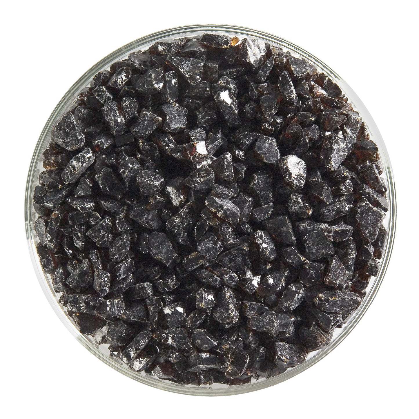 Sienna Transparent Frit (1119), Fusible, 5 oz. jar