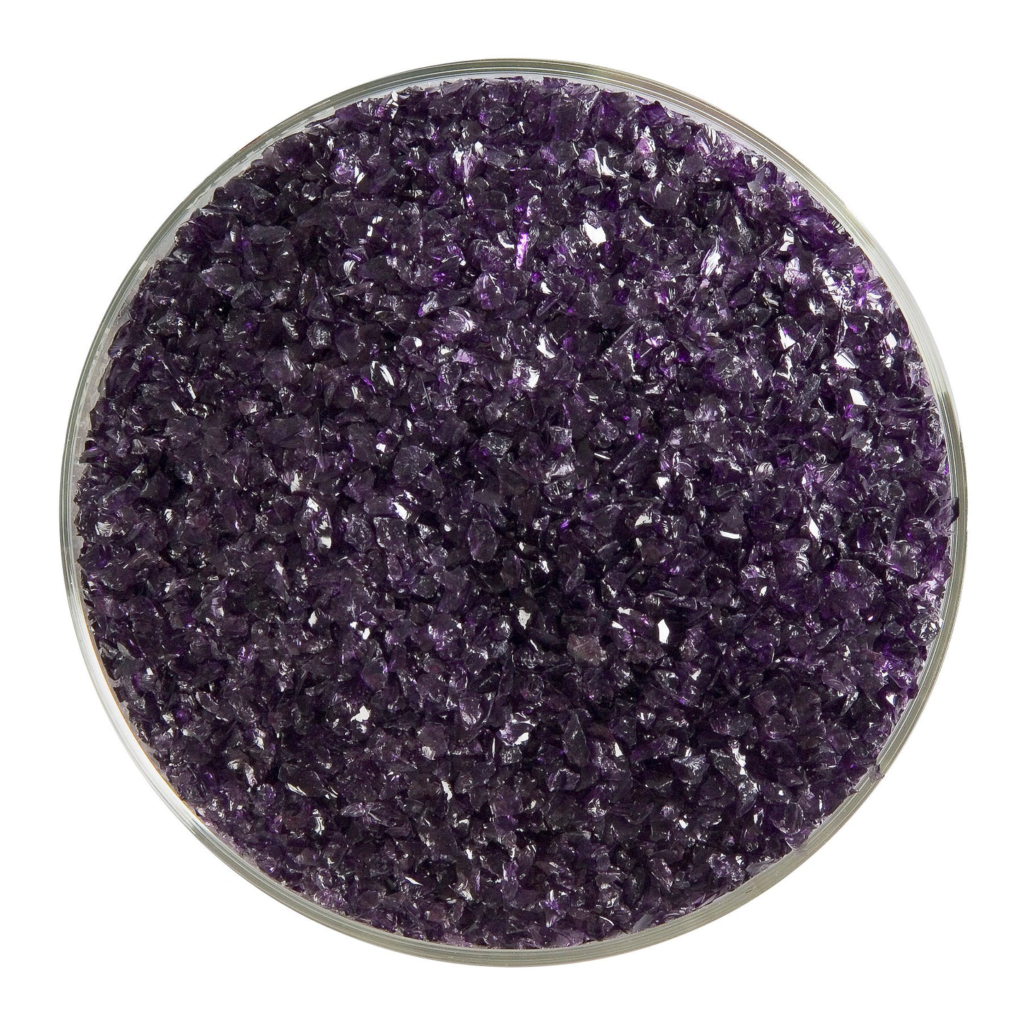 Deep Royal Purple Transparent Frit (1128), Fusible, 5 oz. jar
