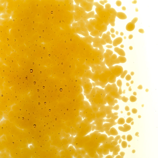 Dark Amber Transparent Frit (1138), Fusible