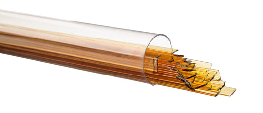 Dark Amber Transparent Ribbon (1138), Fusible, by the Tube