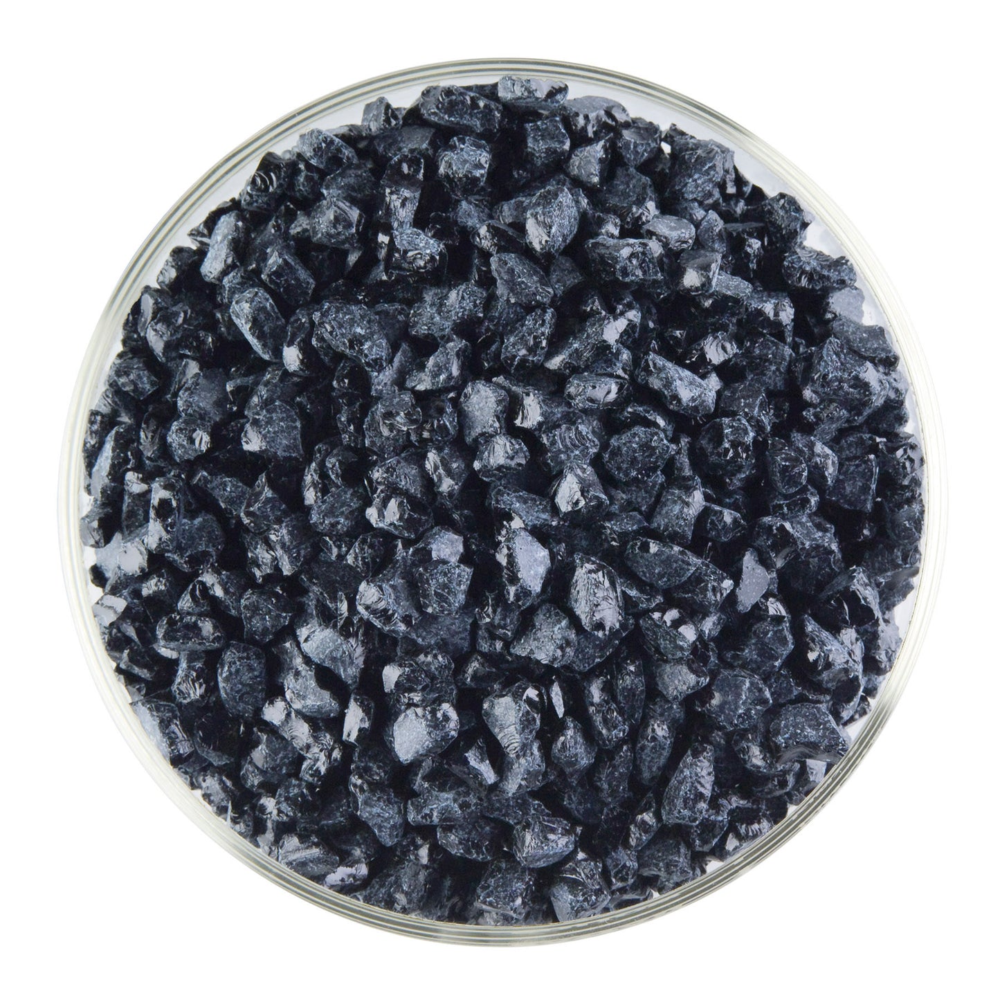 Aventurine Blue Transparent Frit (1140), Fusible