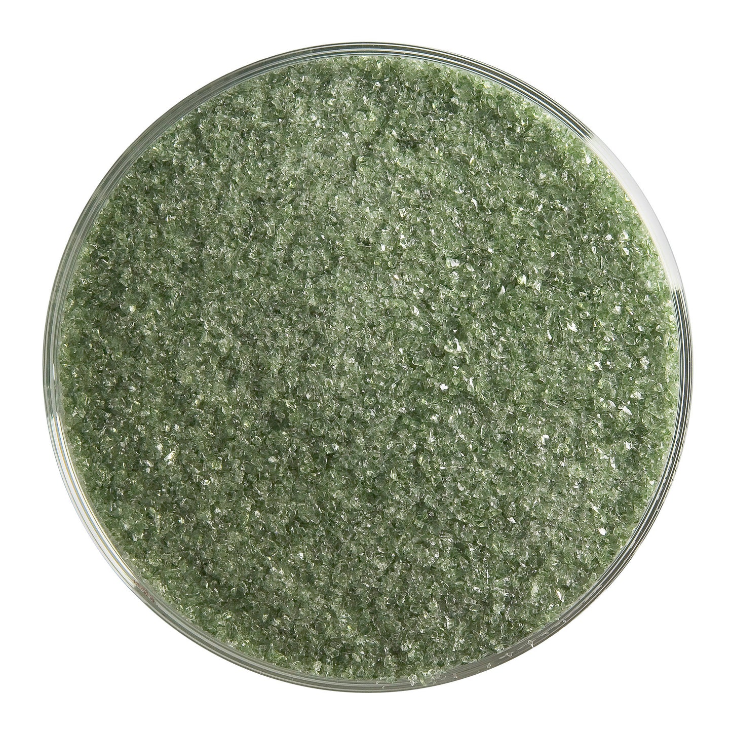 Olive Green Trans (1141), Frit, Fusible, 5 oz. jar