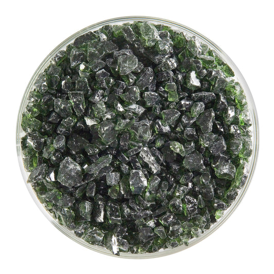 Olive Green Trans (1141), Frit, Fusible, 5 oz. jar