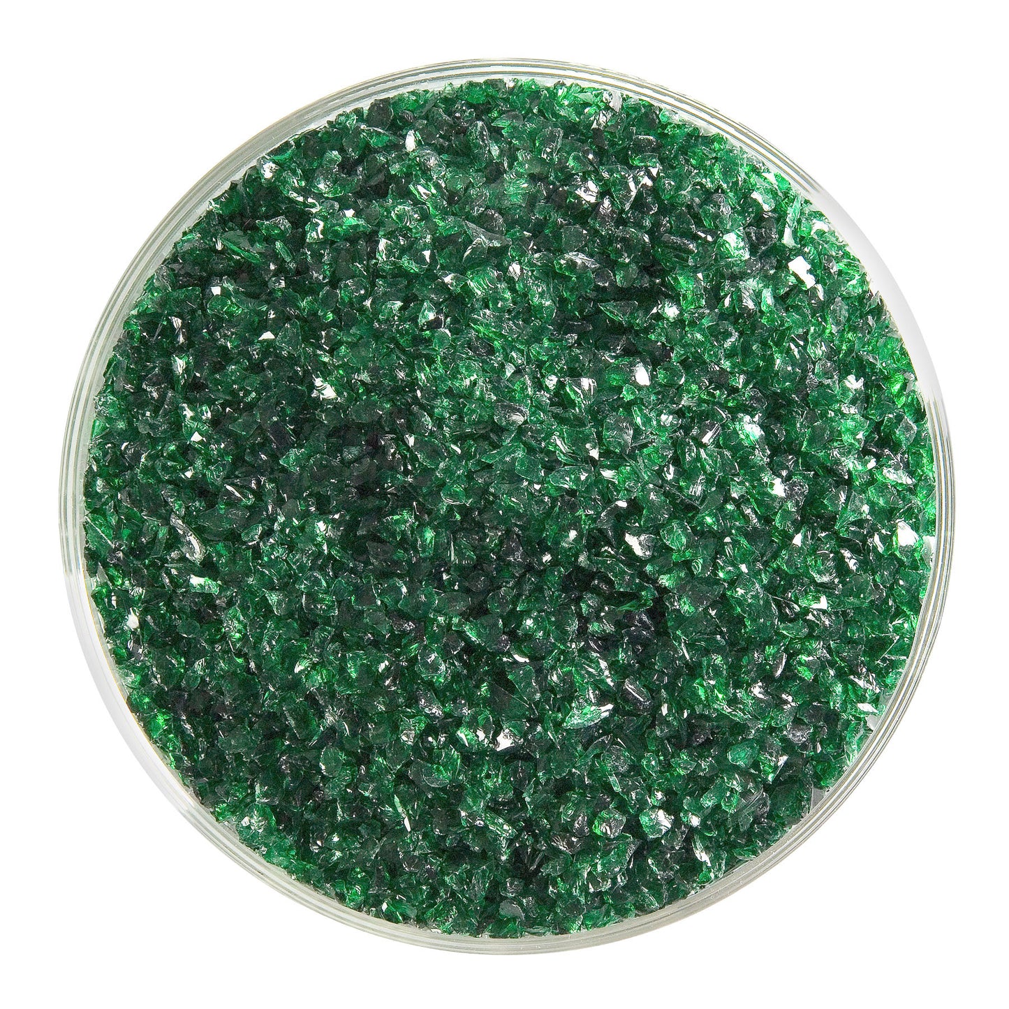 Kelly Green Transparent Frit (1145), Fusible, 5 oz. jar