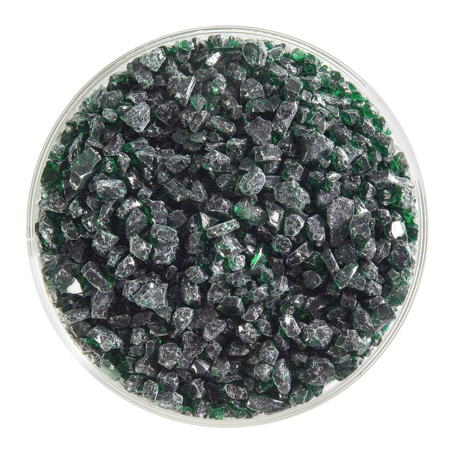 Kelly Green Transparent Frit (1145), Fusible, 5 oz. jar