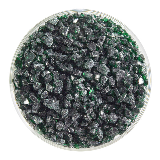 Kelly Green Transparent Frit (1145), Fusible