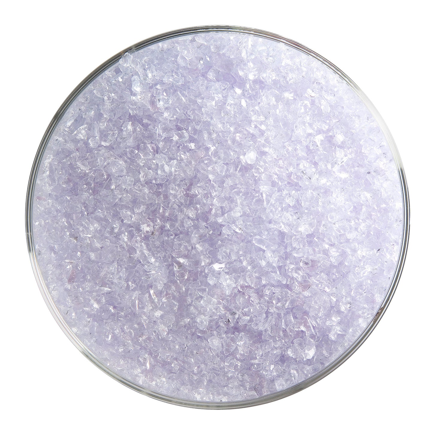 Light Pink Striker Transparent Frit (1215), Fusible, 5 oz. jar