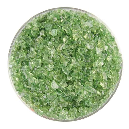 Leaf Green Transparent Frit (1217), Fusible