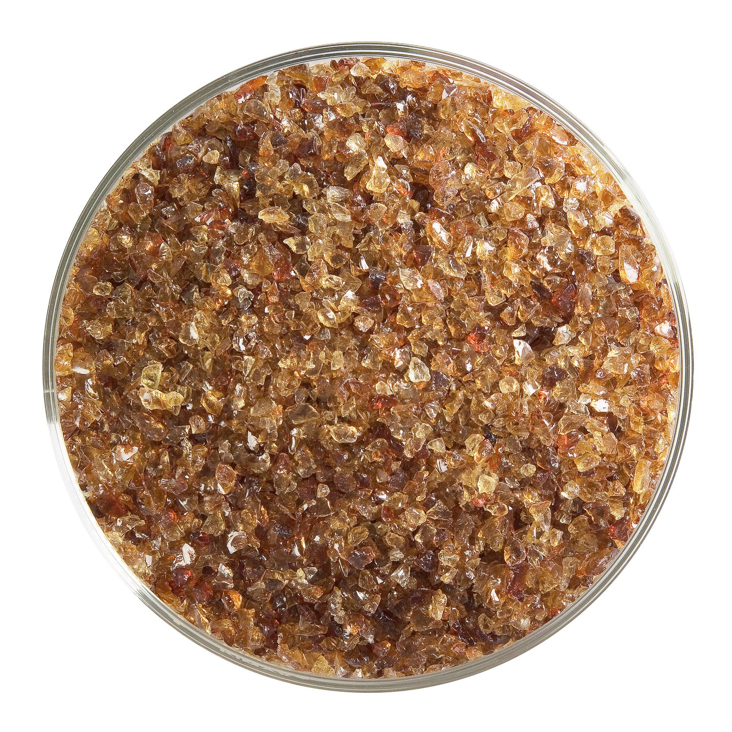 Carnelian Transparent Frit (1321), Fusible, 5 oz. jar