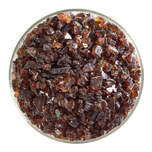 Carnelian Transparent Frit (1321), Fusible, 5 oz. jar