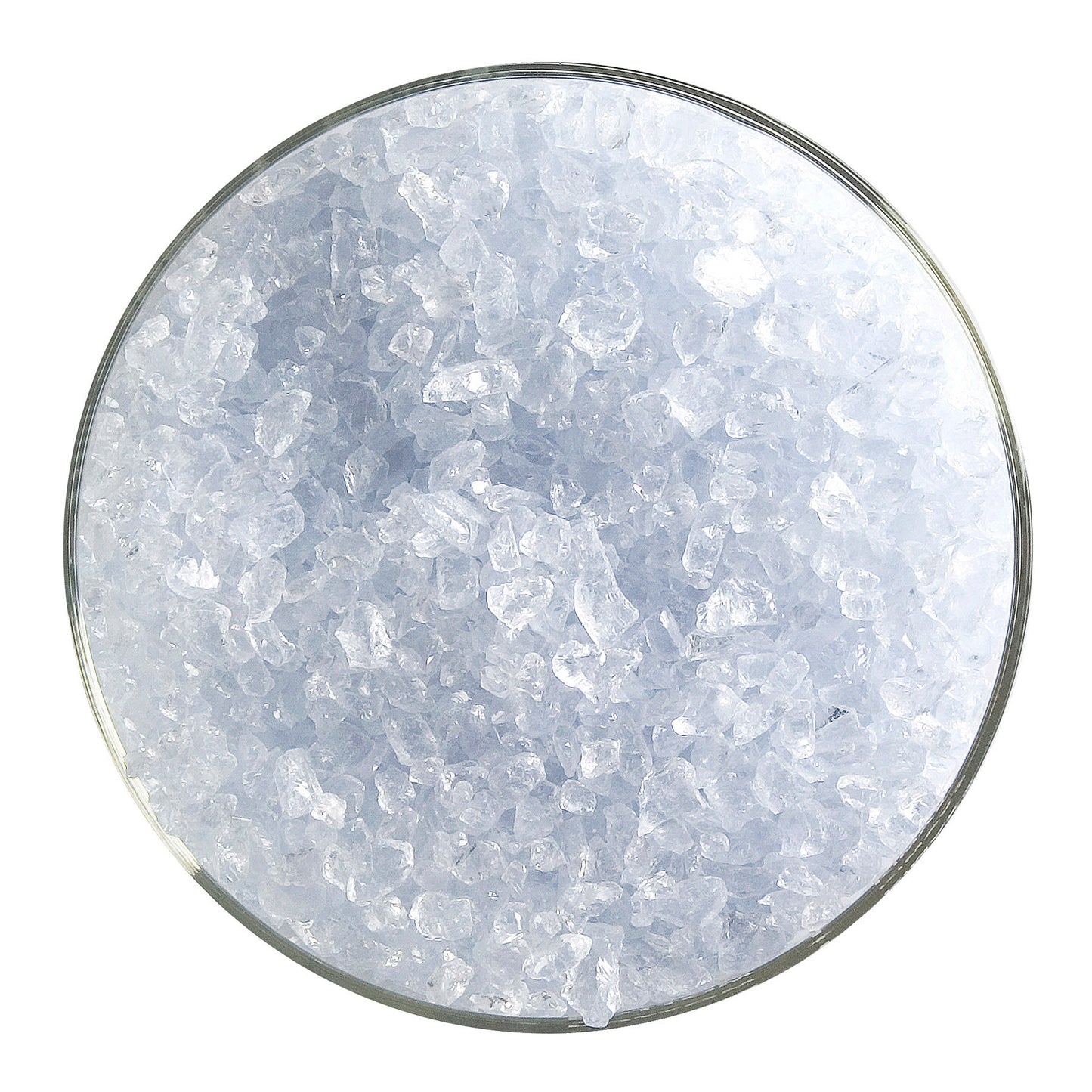 Ruby Pink Striker Transparent Frit (1831), Fusible, 5 oz. jar