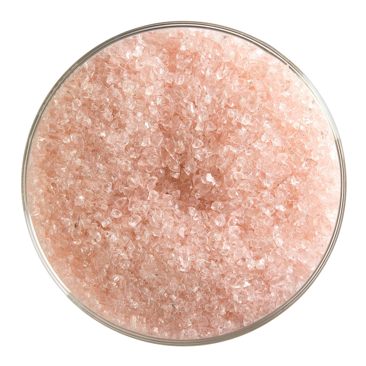 Coral Orange Transparent (1834), Frit, Fusible, 5 oz. jar