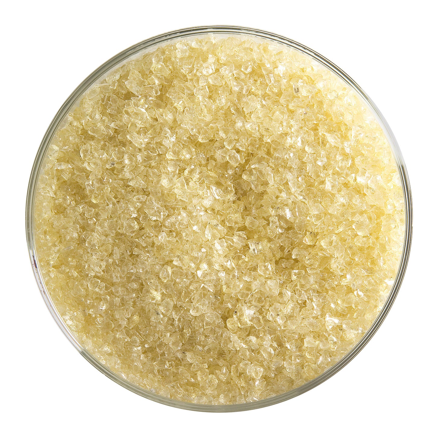 Medium Amber Transparent (1837), Frit, Fusible, 5 oz. jar