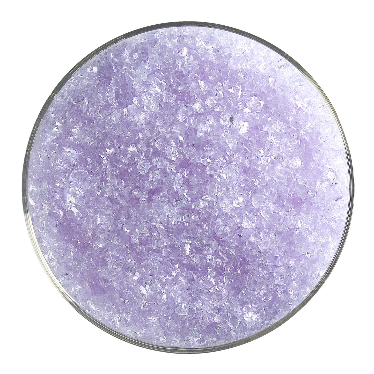 Light Neo-Lavender Shift Transparent (1842), Frit, Fusible, 5 oz. jar