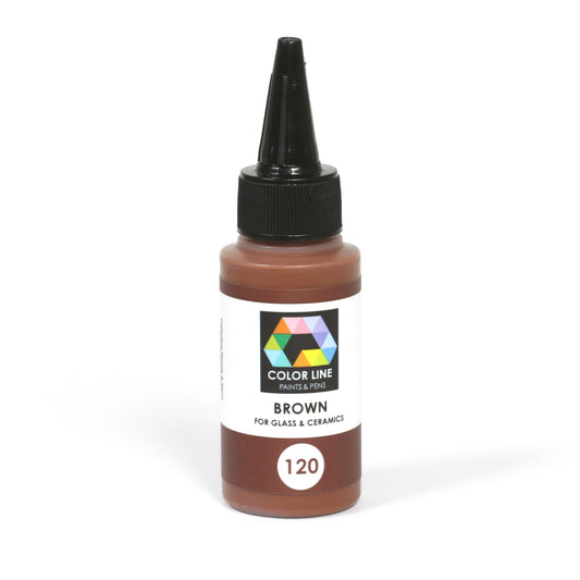 2.2oz Color Line Enamel - Brown