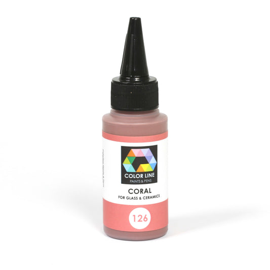 2.2oz Color Line Enamel - Coral