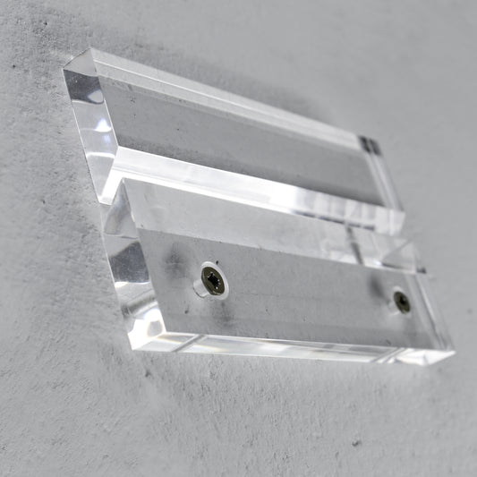 Clear Acrylic French Cleat
