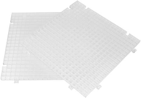Clear Waffle Grid Surface - 2 Pack