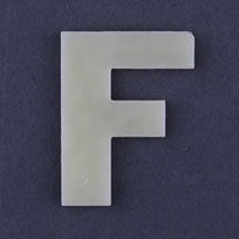 Letter F PreCut