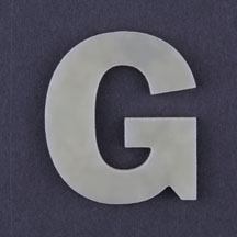 Letter G PreCut