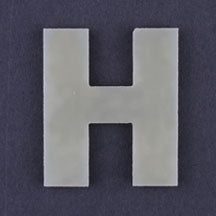 Letter H PreCut
