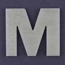 Letter M PreCut