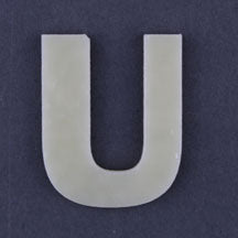 Letter U PreCut