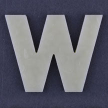 Letter W PreCut