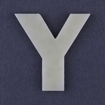 Letter Y PreCut