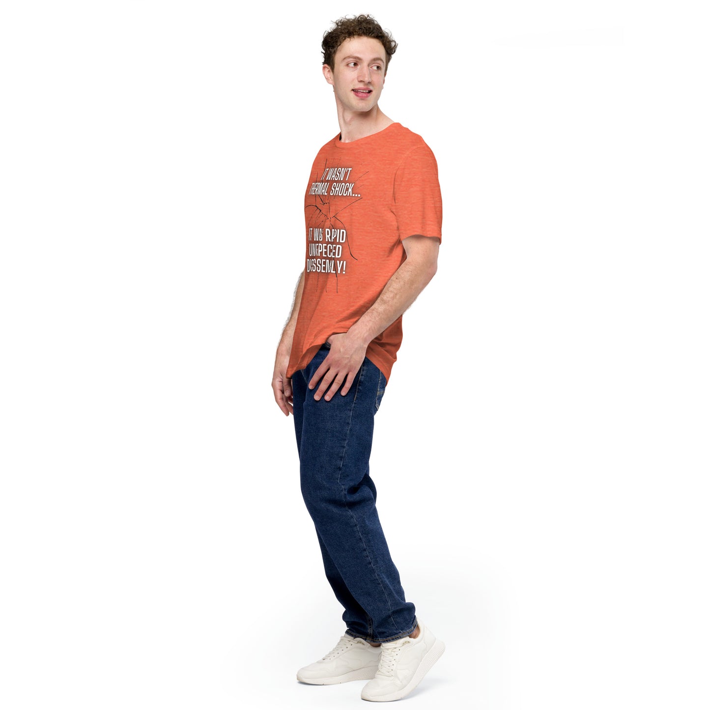 Rapid Unexpected Disassembly! Unisex Tee