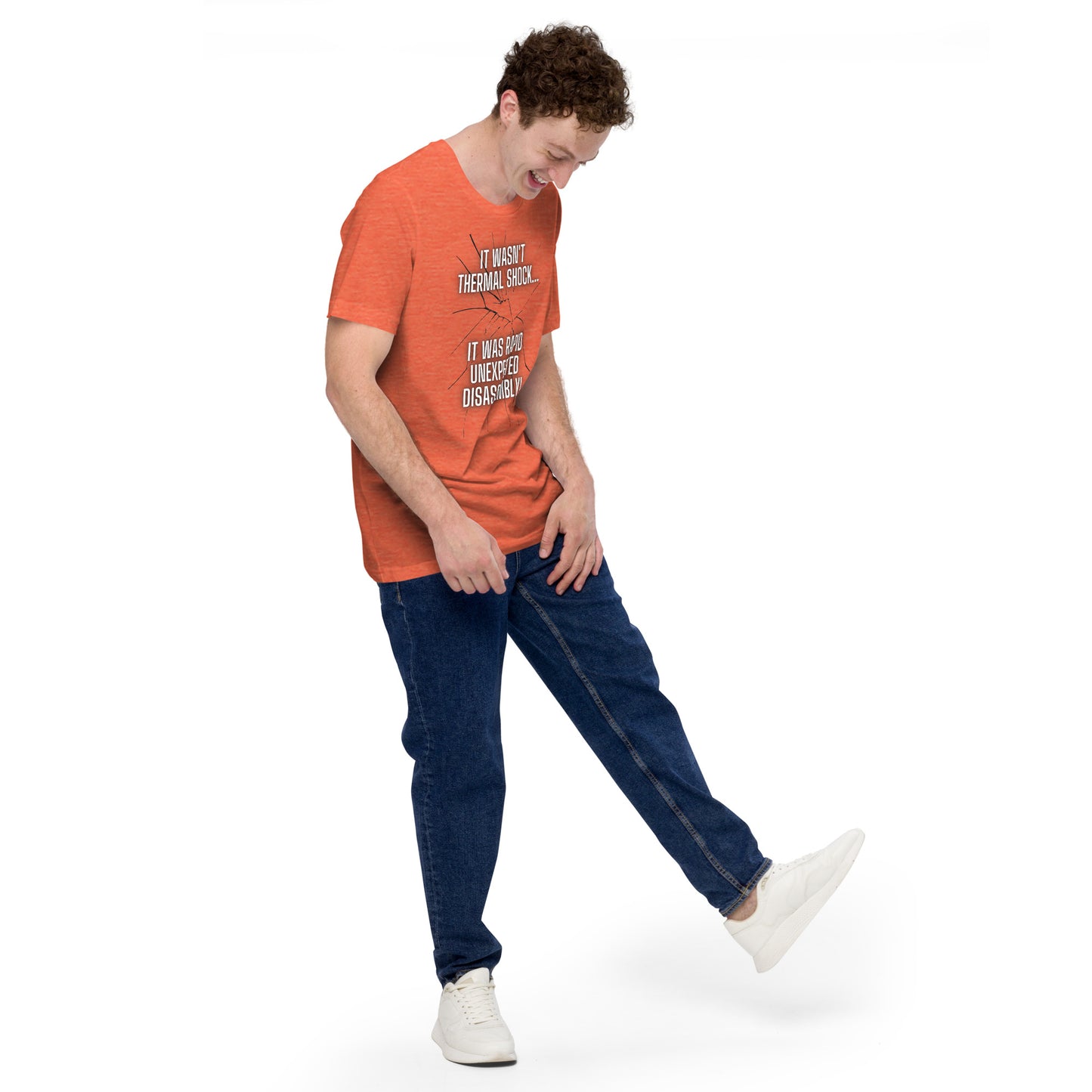 Rapid Unexpected Disassembly! Unisex Tee