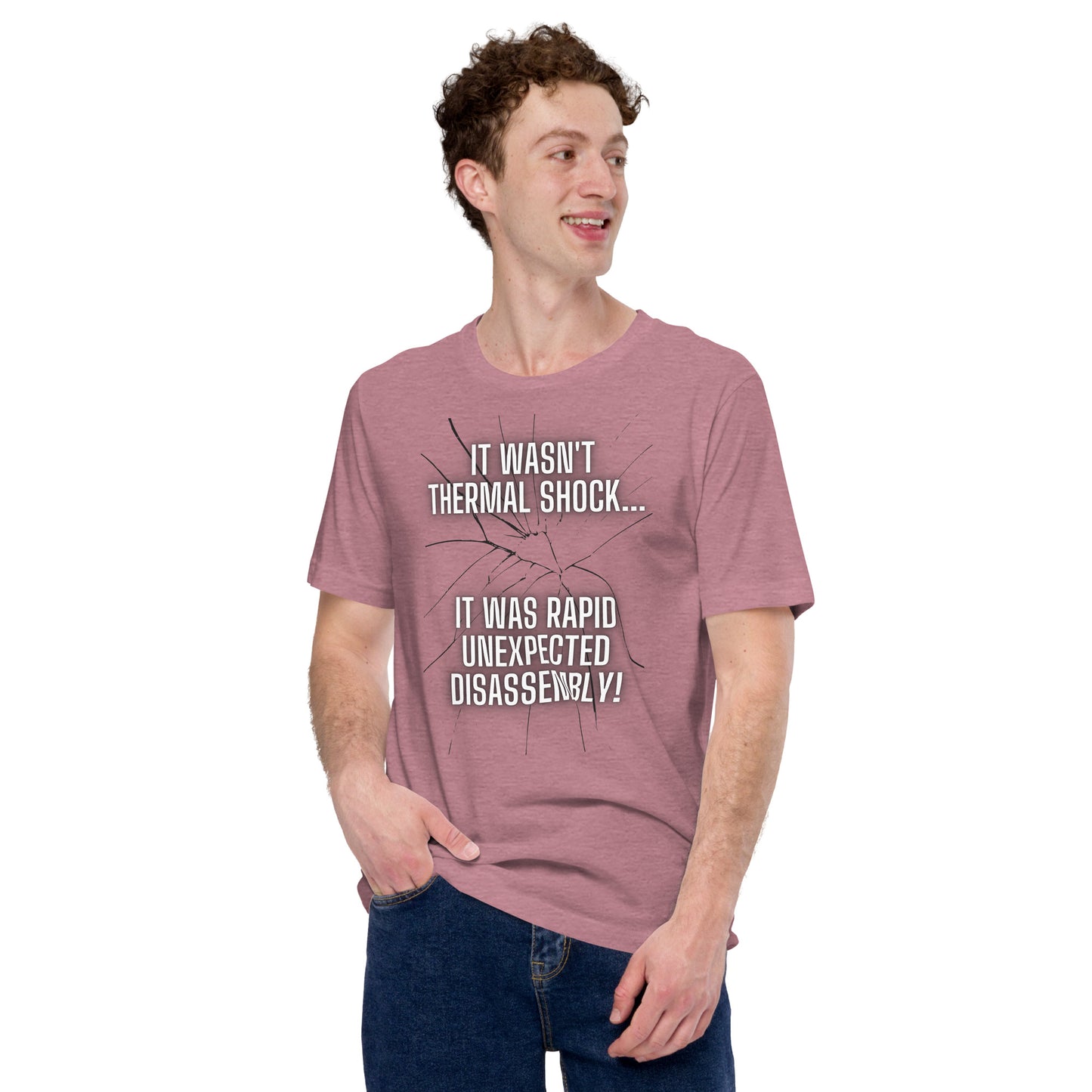 Rapid Unexpected Disassembly! Unisex Tee