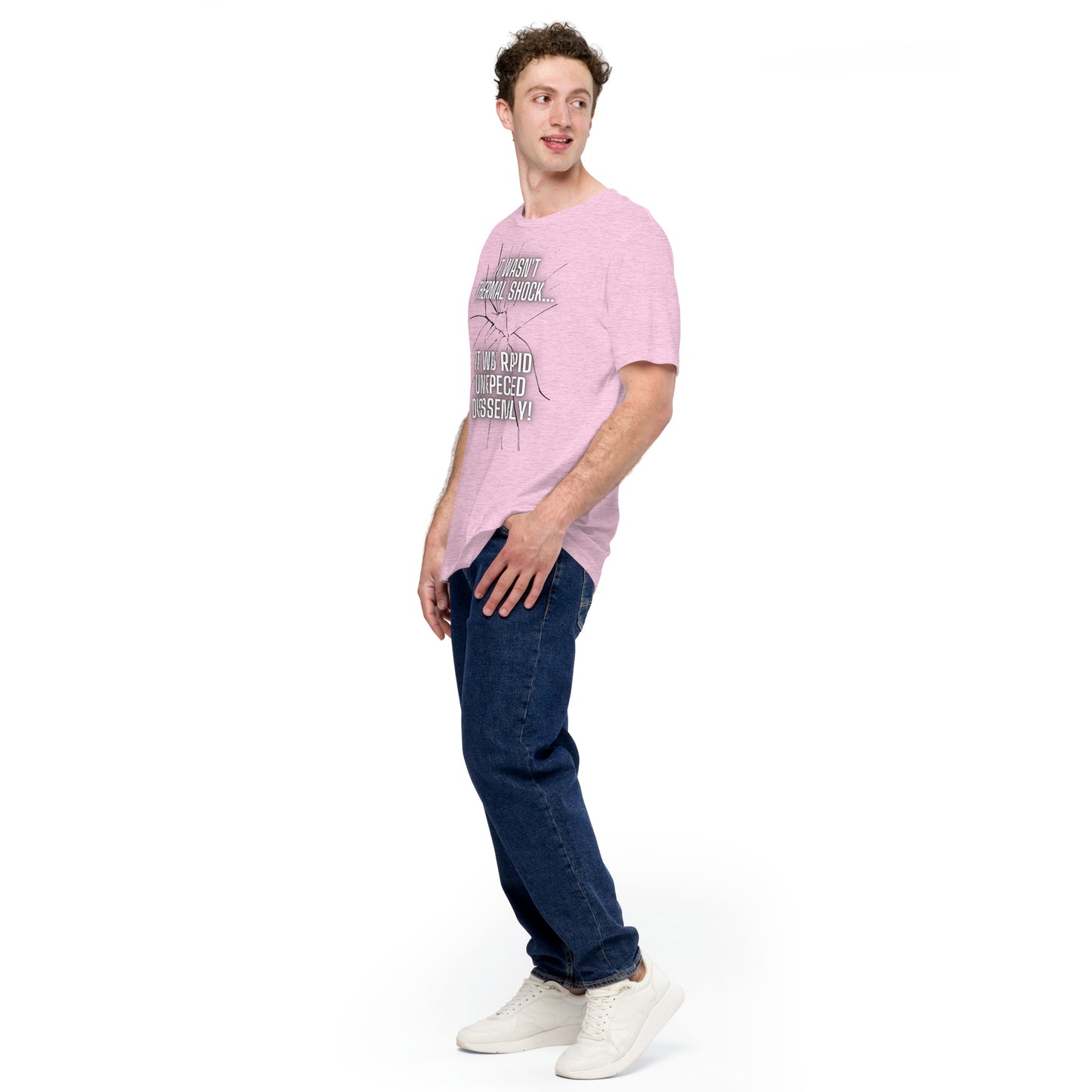 Rapid Unexpected Disassembly! Unisex Tee