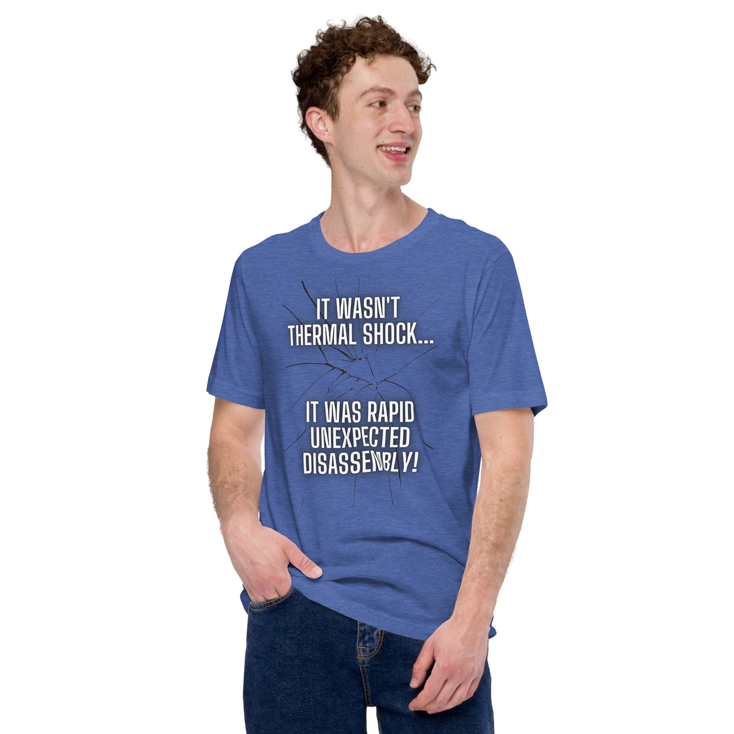 Rapid Unexpected Disassembly! Unisex Tee